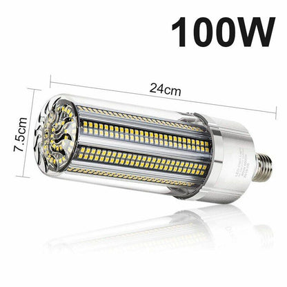 Super Bright LED E27 Corn Bulb 25W-200W Lamp 110V 220V Smart IC E39 E4 Big Power