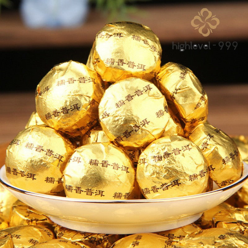 500g Ripe Pu'er Yunnan Strong Glutinous Rice Aroma Mini Fermented Tuo Tea