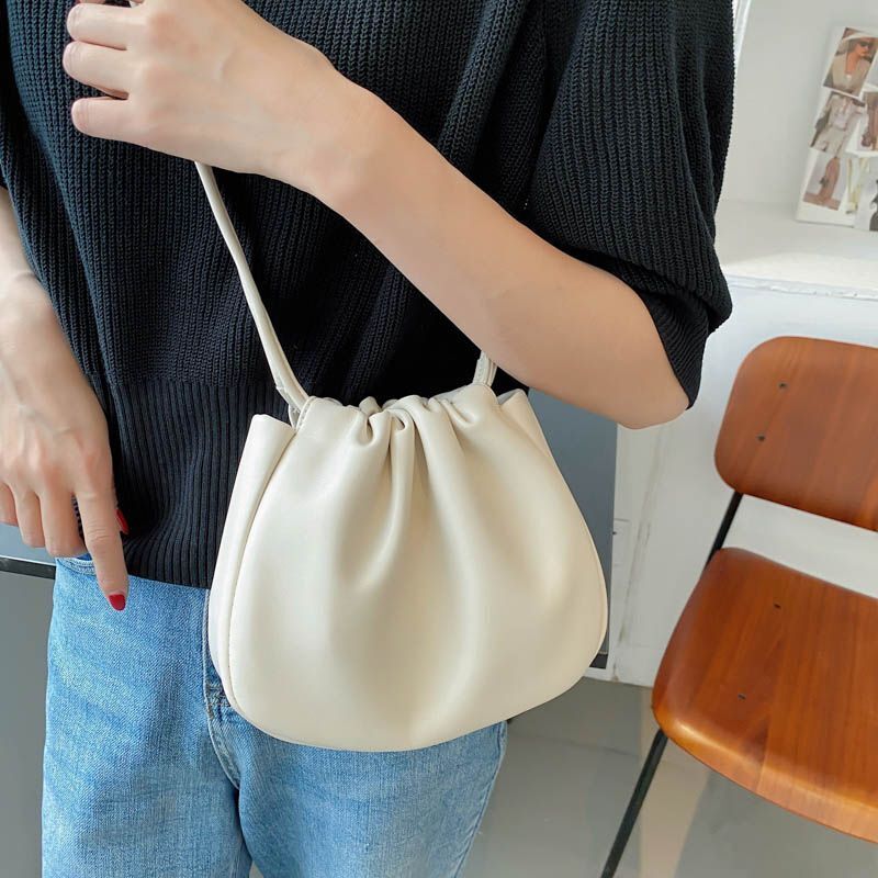 Messenger Bag Handbags Drawstring Crossbody Bags Soft Shoulder Clouds Traveling