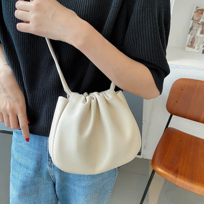 Messenger Bag Handbags Drawstring Crossbody Bags Soft Shoulder Clouds Traveling