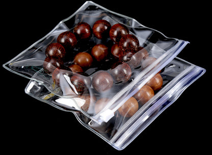 Pack of 100 PVC Clear Plastic Zip Lock Bags Storing Watches Pouch Case 9X13cm