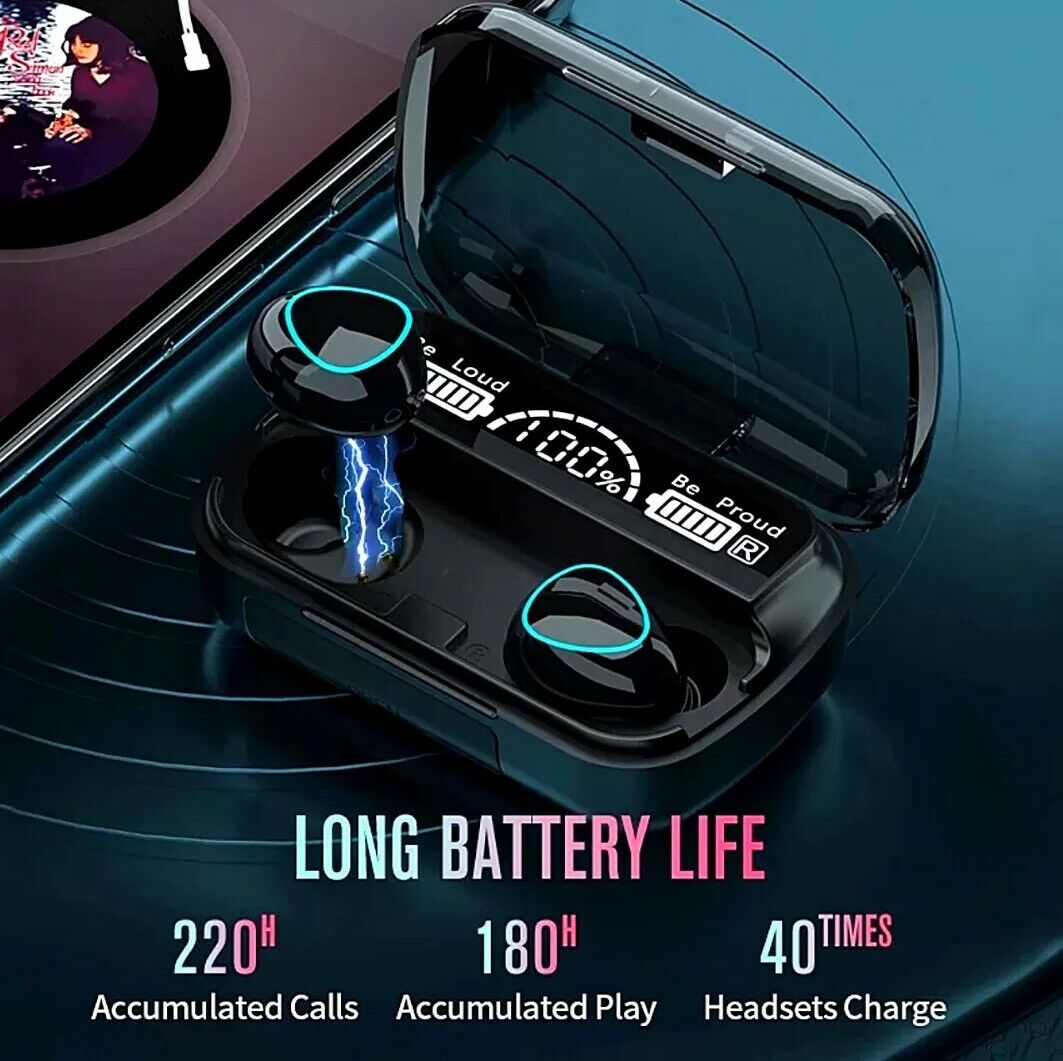 2023 Bluetooth Earbud Headset TWS 5.1 Wireless Earphone Invisible for All Phone