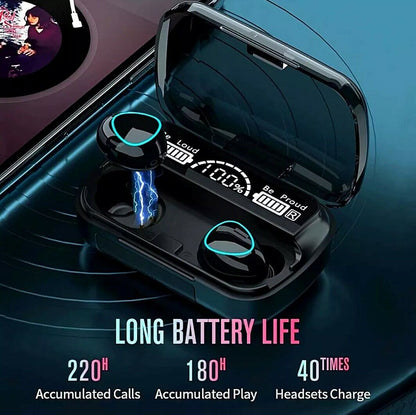 2023 Bluetooth Earbud Headset TWS 5.1 Wireless Earphone Invisible for All Phone