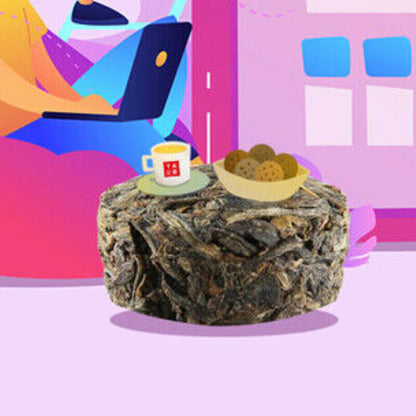 200g/7.05oz Ecology Ripe Puer Tea Tuocha Wei Tuo Pu-erh Tea Mini Tuo Cha