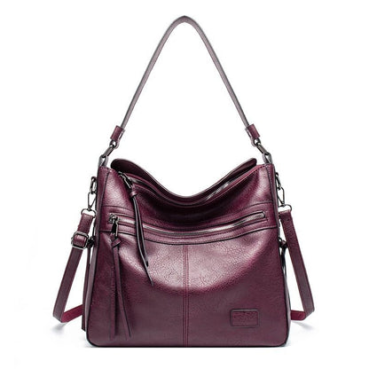 Winter Handbag Shoulder Bags Traveling Leather Large Messenger Bags 31*29*13 CM