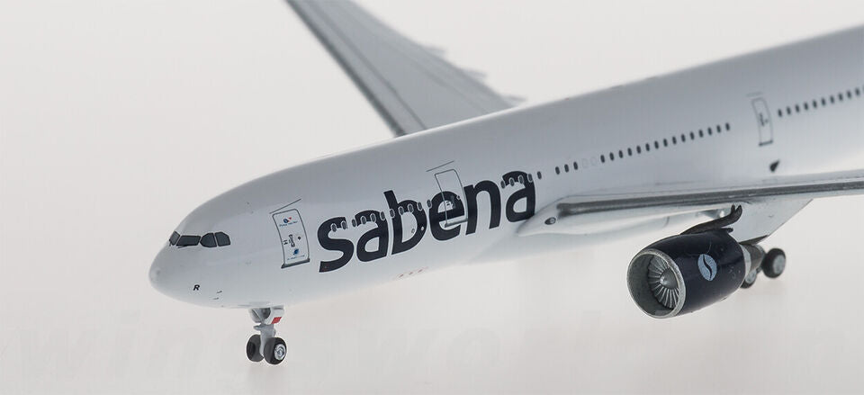 1:400 AeroClassics Sabena AIRBUS A330-200 Passenger Airplane Diecast Plane Model