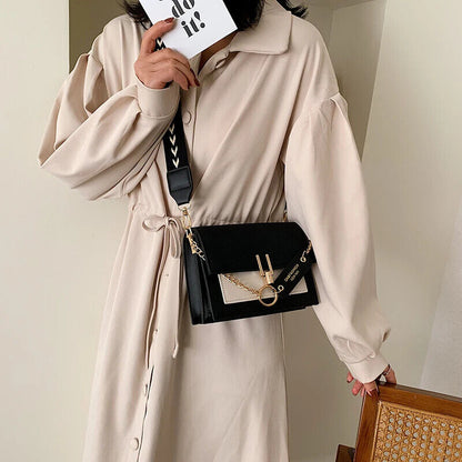 Bags Casual Shoulder Bags Contrast Color Ladies Bags