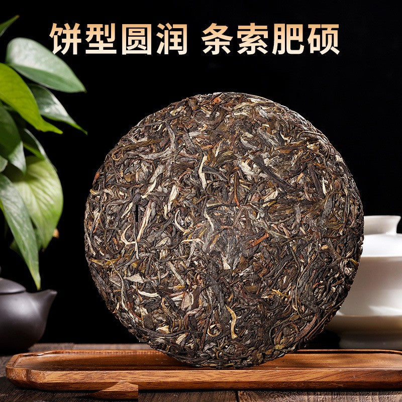 357g Yunnan Ancient Tree Touchun Pu'er Yin Ya Raw Tea Cake Qizi Cake Tea