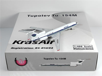 1:400 Phoenix Kras Air Tupolev Tu-154M Airplane Diecast Aircraft Plane Model