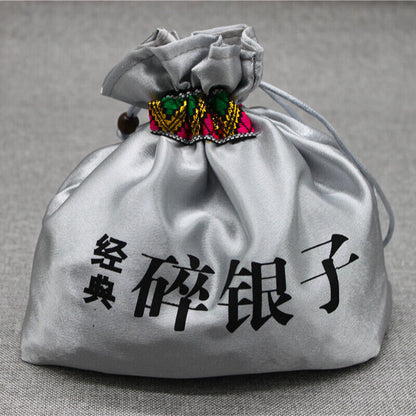 500g Yunnan Pu'er Tea Cloth Bag Tea Fossil Menghai Ripe Tea Pu'er