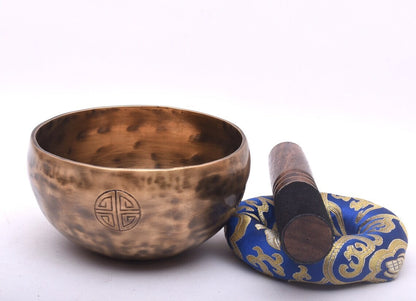 5" Full Moon Bowl-G note Tune Singing Bowl-Handmade Singing Bowl-Sound Healing