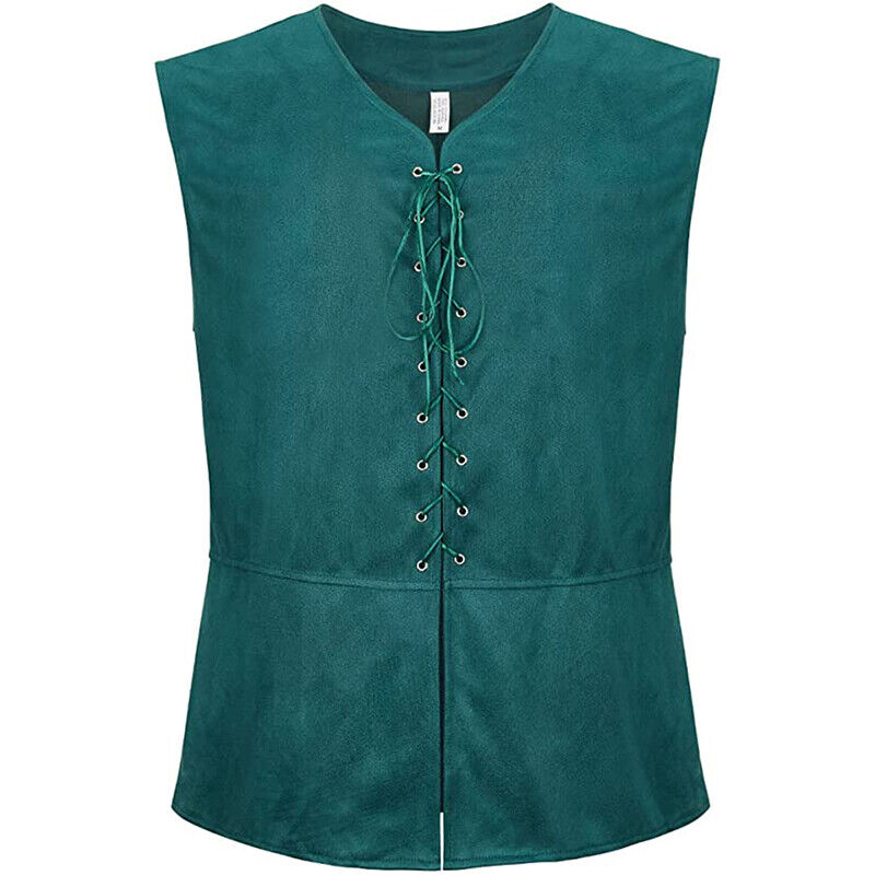 Steampunk s Plus Size Mens Carnval Medieval Renaissance Gothic Pirate Vest