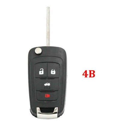Flip Remote Key Shell Case Fob for Opel 2/3/4/5 Button Astra J Mokka Insignia 1x
