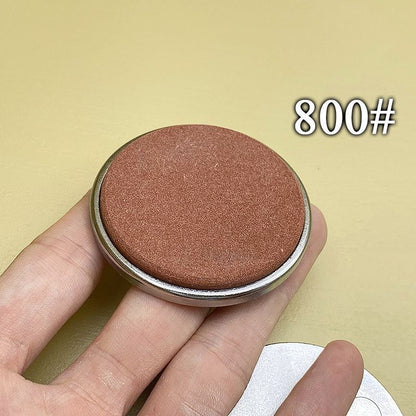 Magnetic Knife Holder Ceramic 240~1200 Grit Whetstone Sharpener Disc Accessories