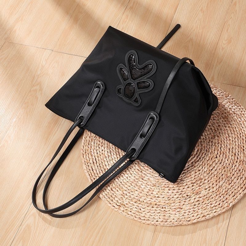 Women Handbag Single Shoulder Luxury Large Canvas Travel Tote Bag 18*27*27.5 CM