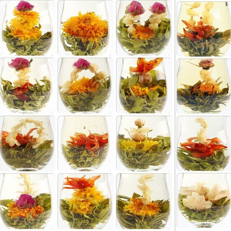 Handmade Flower Tea Ball Ecology Herbal Tea 20 Pcs Chinese Blooming Flower Tea