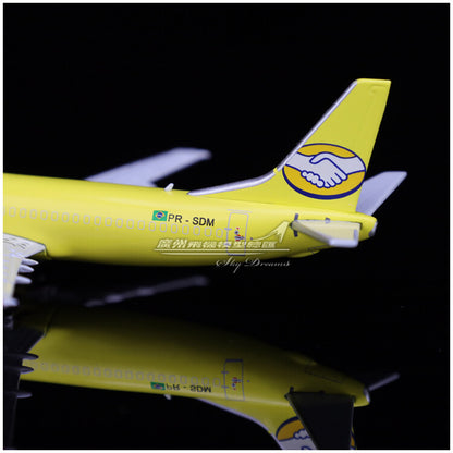 1:400 JC Wings Mercado Livre Boeing 737-400F Aeroplane Diecast Aircraft Model