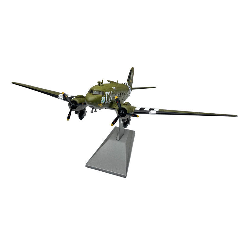 WWII USA C-47 CU 1/100 diecast plane model aircraft