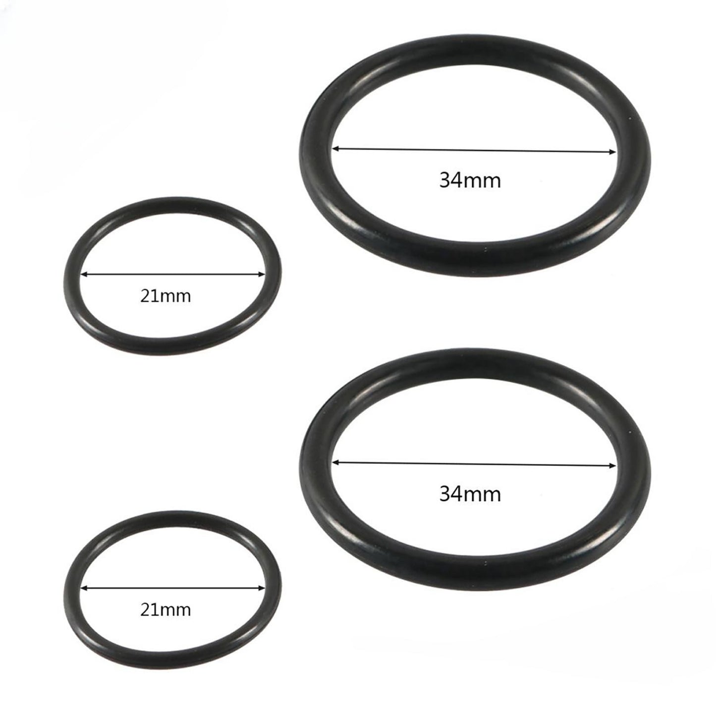4Pcs/Set Car O-ring Solenoid Valve Seal Replacement Parts For BMW E46 E60 E91