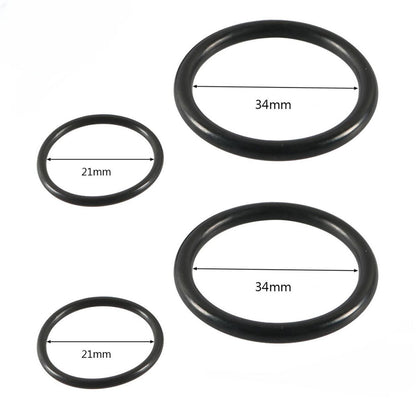 4Pcs/Set Car O-ring Solenoid Valve Seal Replacement Parts For BMW E46 E60 E91