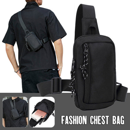 Men's Mini Chest Bag Outdoor Travel Sport Shoulder Sling Backpack Cross Body Bag