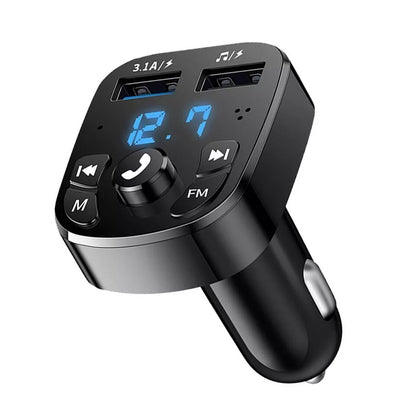 US Bluetooth 5.0 Car Wireless FM Transmitter 2USB PD Charger AUX Hands-Free lot