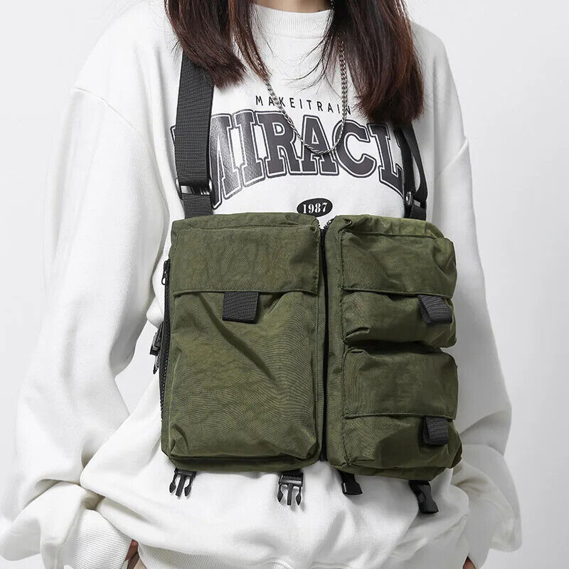 Unisex Chest Rig Tactical Chest Bags Bullet Bag Vest Bag Tactics Waist Pack