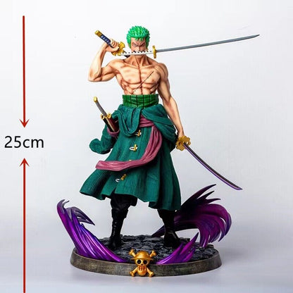 Anime One Piece Gk Roronoa Zoro PVC Actionfigur Modell Statue Spielzeug Doppelkopf-