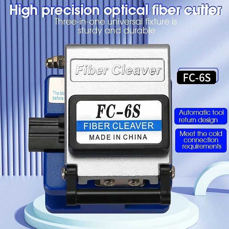 FC-6S Fiber Cleaver Fiber Optic Cable Cutter Fiber Cold Connection Cutting Tool
