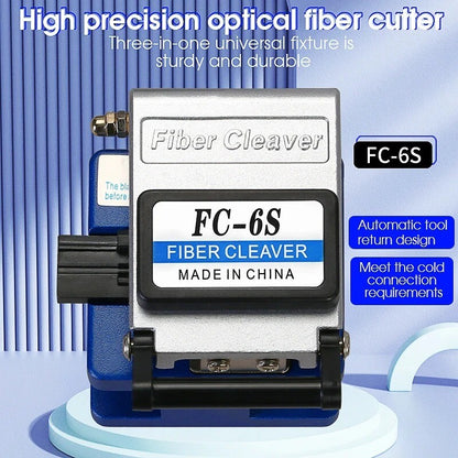 FC-6S Fiber Cleaver Fiber Optic Cable Cutter Fiber Cold Connection Cutting Tool