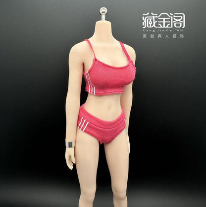 1/6 Female Athletic Tank Top And Shorts Set for 12" PH TBL Action Figures