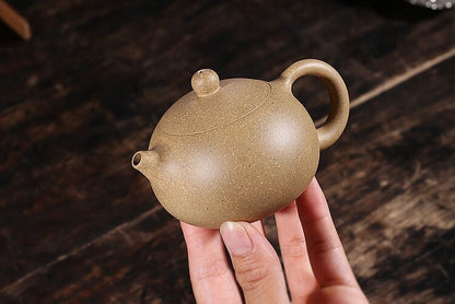 xishi pot marked ball shaped infuser holes yixing zisha duan clay tea pot 120ml