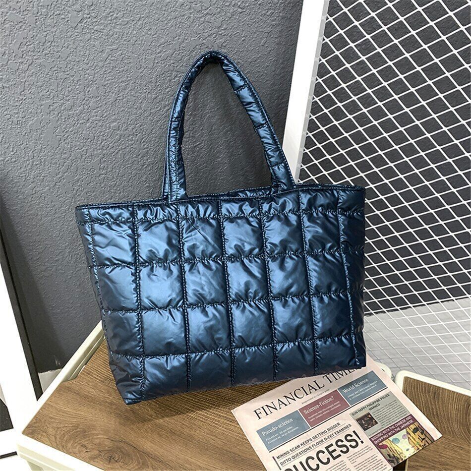 Fabric Women Bags Shoulder Bags Women Winter Travel Ladies Space Bag