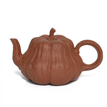 120cc Chinese Yixing Handmade Zisha Teapot Jiangponi Pumpkin Gongfu Tea Pot