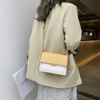 Crossbody Bag Handbag Flap Bags Simple Shoulder Purse Luxury Polyester Brown 1PC