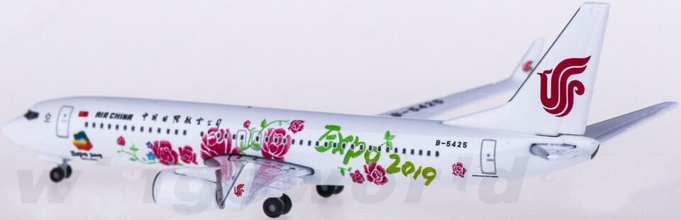 1:500 Herpa AIR CHINA BOEING 737-800 Passenger Aircraft Diecast Airplane Model