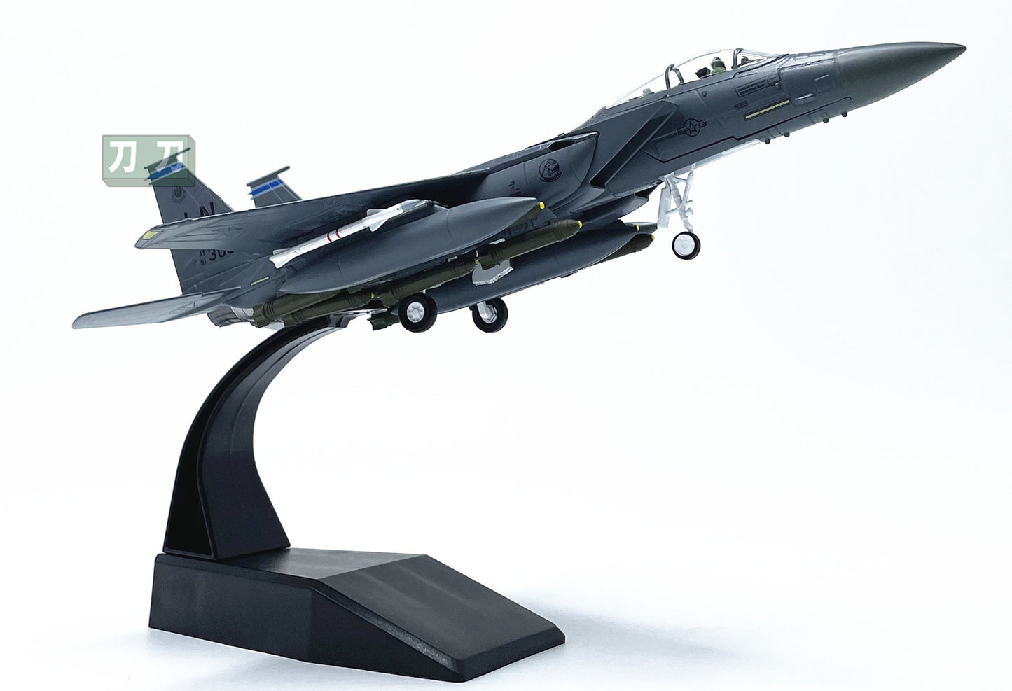 1:100 20CM AMER USA F-15E Fighter Plane Airplane Diecast Military Aircraft Model