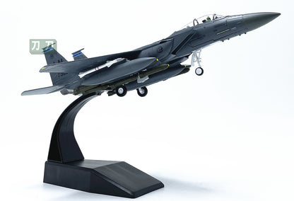 1:100 20CM AMER USA F-15E Fighter Plane Airplane Diecast Military Aircraft Model