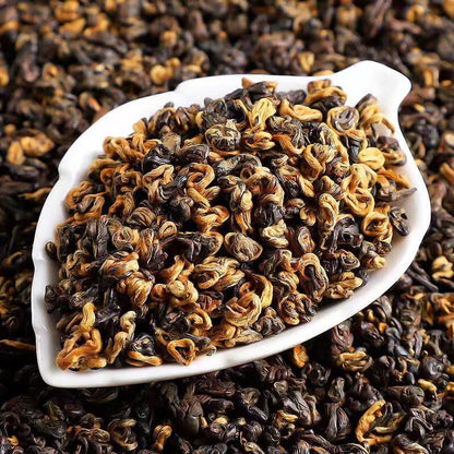 500g Supreme Organic Yunnan Golden Buds Snail Dianhong Chinese Black Tea