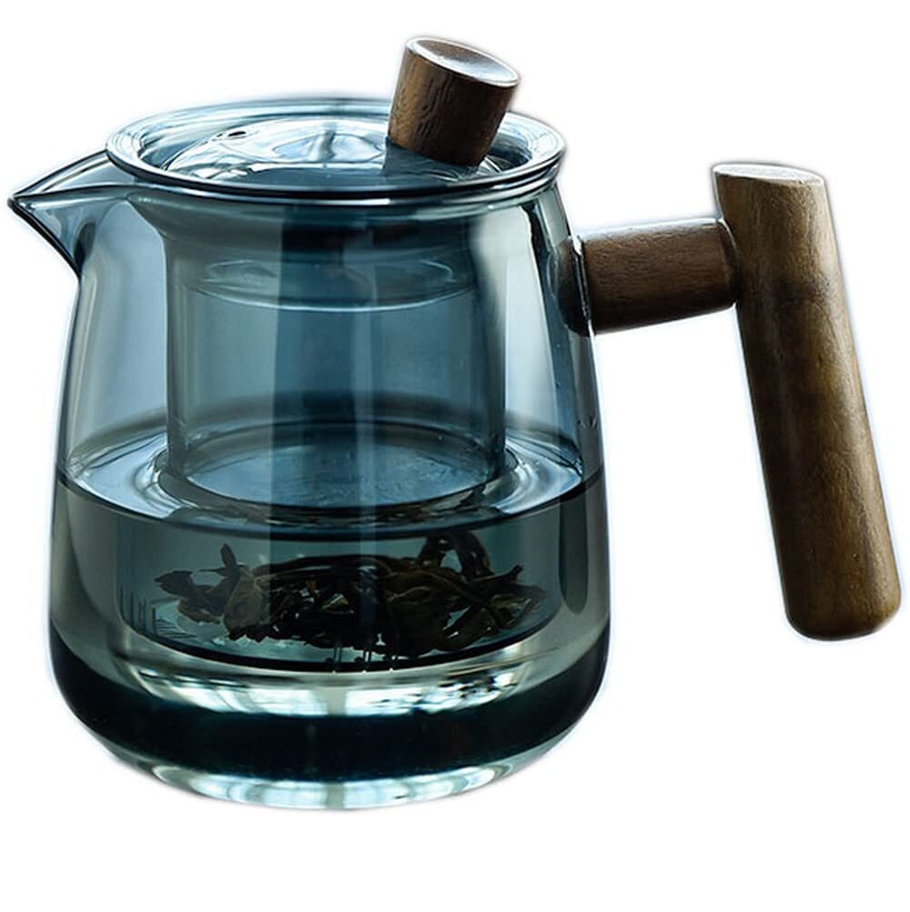 450ml Teapot Filter Tea Water Separation Kettle Heat Resistant Kung Fu Tea Set