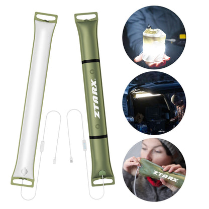 Camping Solar Inflatable Light Folding Waterproof Magnetic Solar Camping Light