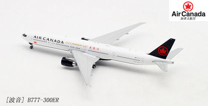 1:400 JC WINGS AIR CANADA BOEING 777-300ER Passenger Airplane Diecast Model