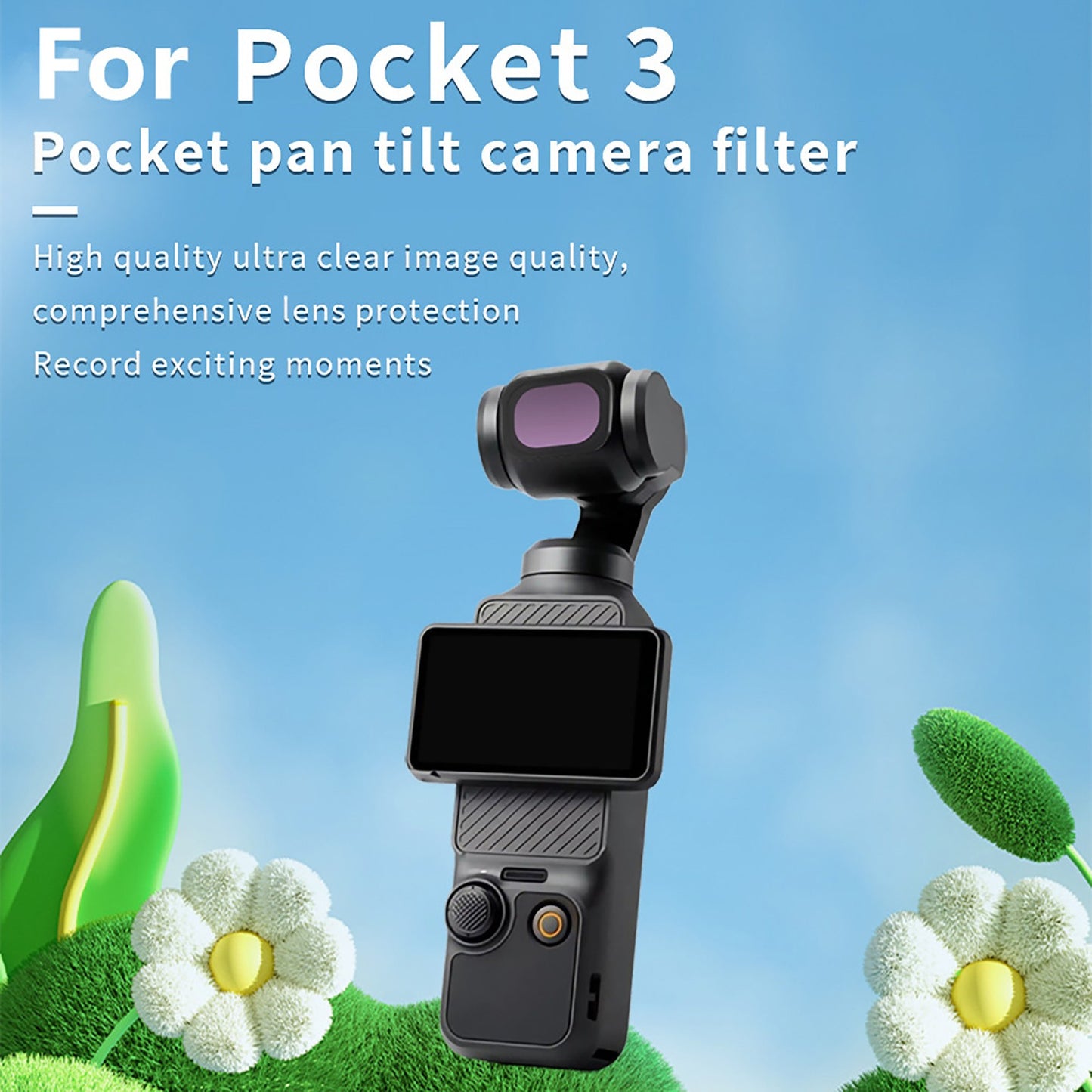 Filter Lens UV ND32 Protective Glasses Replacement For DJI OSMO POCKET 3 Parts