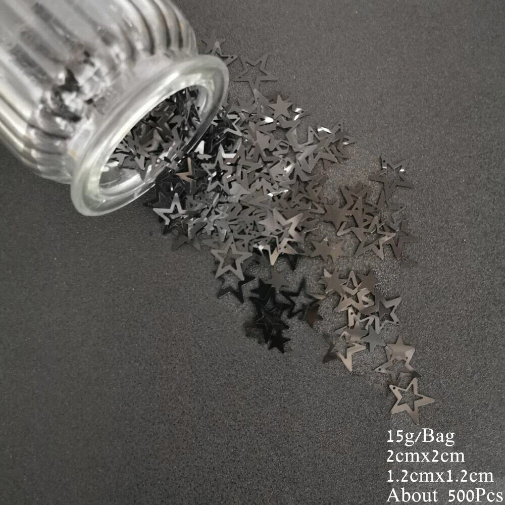 Confetti 15g Star Dots Golden Silver Sequins Baptism Birthday Party Events Decor