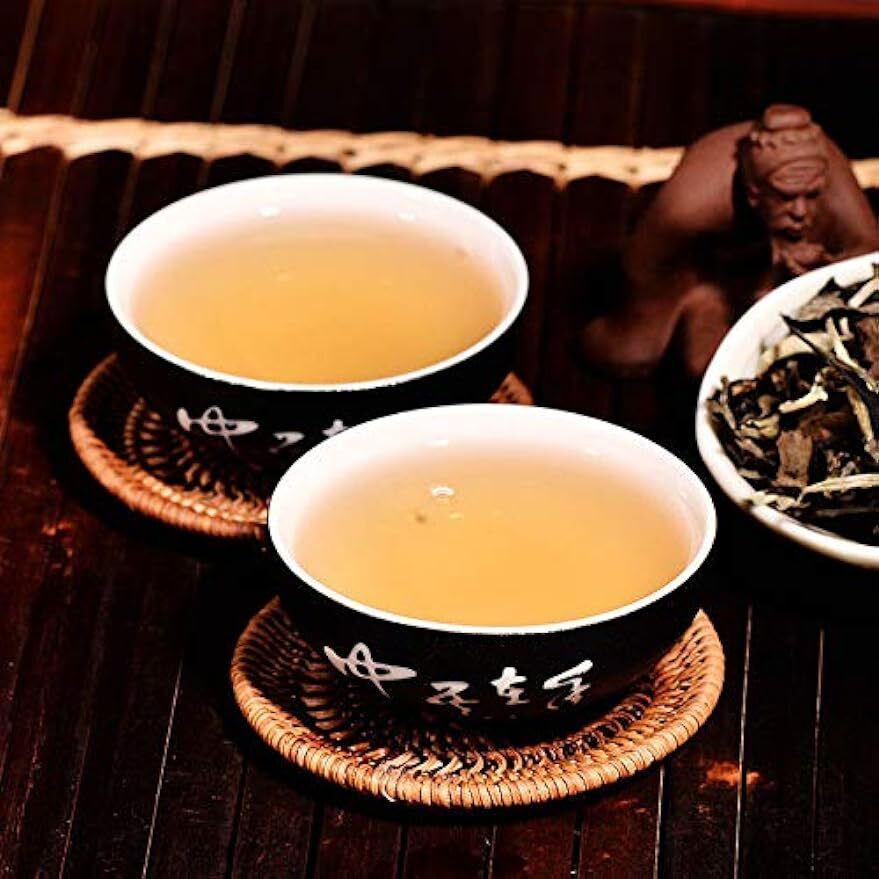 Yunnan Organic Pu'er Moonlight Beauty White Buds Pu-erh Tea Raw Cake Puer 100g