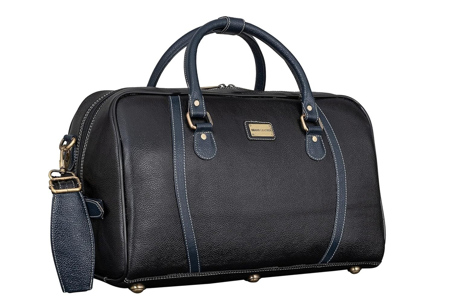 Genuine Leather Travel Duffel Bag Weekend Luggage Leather Duffle Bag