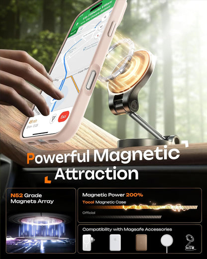 for Phone 17 Pro Case, Full Camera Protection, Built-In Magnetic Ring, Compatibl