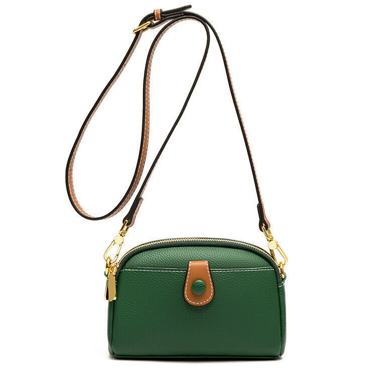 Real Cow Leather Women's mini Crossbody Bag Sling/Shoulder Small Bag Phone Case