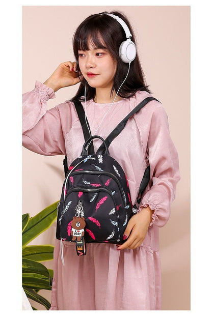 Women Backpack Small Rucksack Oxford School Shoulder Bags Waterproof Backpacks