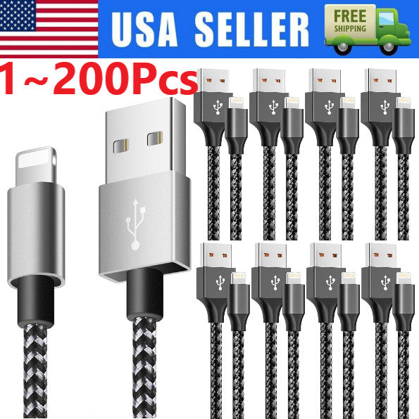 Fast Charger Cable Heavy Duty For iPhone 13 12 11 X XR 8 Charging Cord wholesale